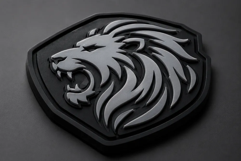 Rubber-Patch · 3D-Logo aus Kunststoff