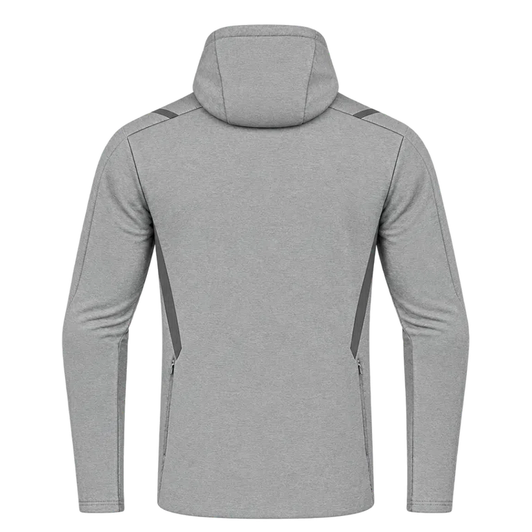 Präsentationsjacke mit Kapuze – Rückansicht
